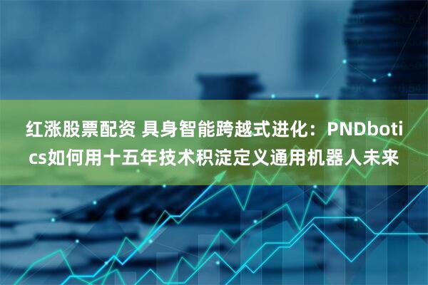红涨股票配资 具身智能跨越式进化：PNDbotics如何用十五年技术积淀定义通用机器人未来